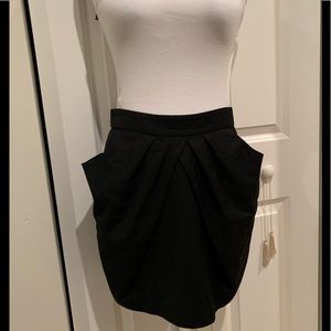 ARYN K BLACK MINI SKIRT